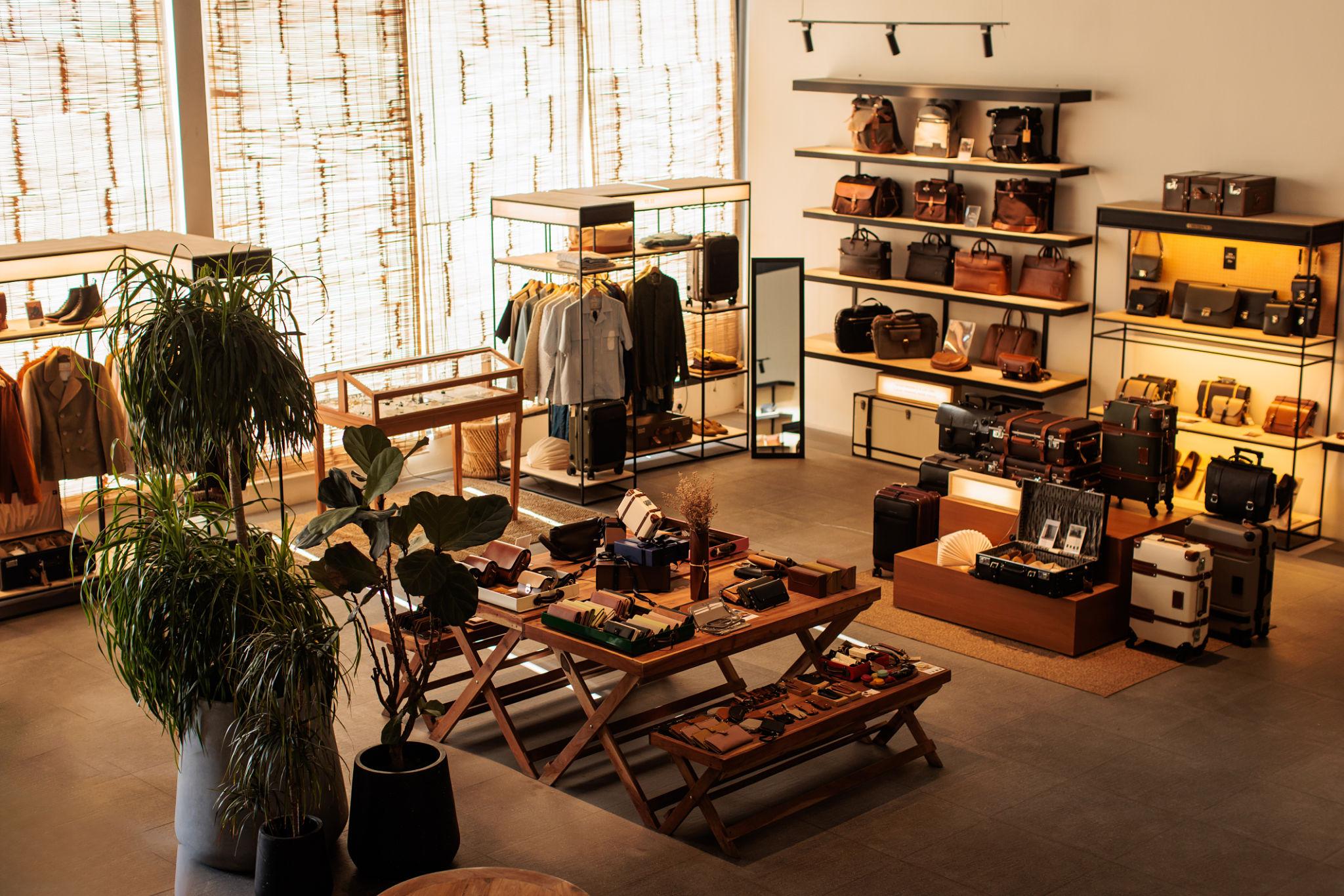 Luxury fashion and leather collection